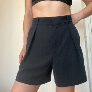 Abercrombie Black Tailored Trouser Short